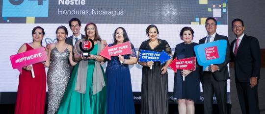 Nestlé es reconocida con el Premio a la Excelencia en Gestión Humana 2018